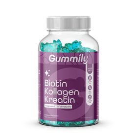 Gummily® Kollagen Kreatin Biotin Gummibärchen - Hochdosiert für Harre, Haut & Nägel
