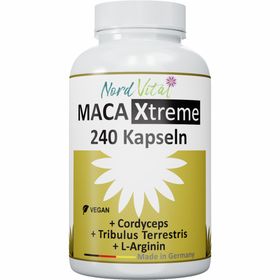 Nord Vital Maca Kapseln mit Ginseng, Cordyceps, L-Arginin und Tribulus Terrestris