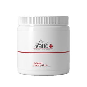 Vaud ® Collageen Protect 4 in 1 | Kollagen Pulver | Collagen Hydrolysat mit Vitamin C