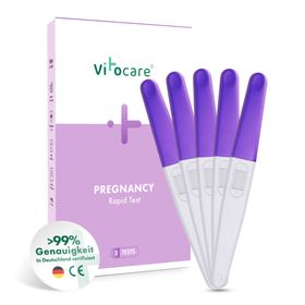Vitocare Schwangerschaftstest Frühtest hCG | 5er f. Zuhause