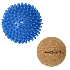 Sporttrend24 ø Massageball Iall + Faszienball Cork