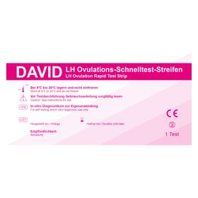 David Ovulationstest Streifen 20miu/ml LH Schnelltest