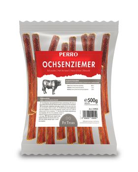 PERRO Ochsenziemer geschnitten - Kauartikel für Hunde