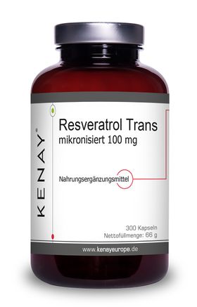 Resveratrol mikronisiert 100 mg  | KENAY® | Nahrungsergänzungsmittel