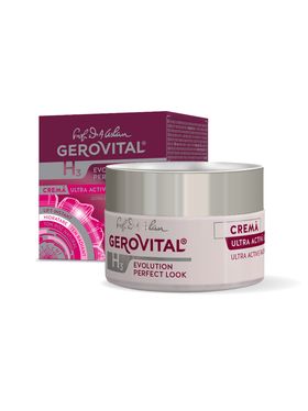 Gerovital – Ultra-Aktive 4D Hyaluronsäure-Creme, intensive Feuchtigkeit & Glow, 50 ml