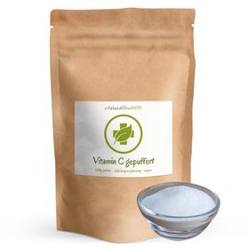 vitalundfitmit100® Vitamin C Pulver gepuffert (Calciumascorbat)