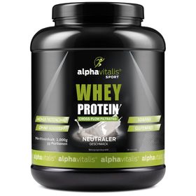 Alphavitalis® Whey Protein Pulver Neutral ohne Süßstoff