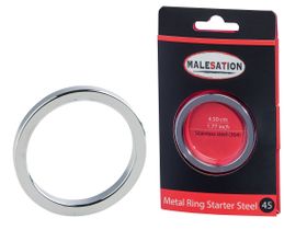 MALESATION Metal Ring Starter Steel 45