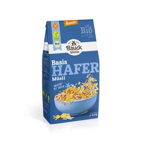 Bauck Mühle Hafer Müsli Basis glutenfrei Demeter Bio