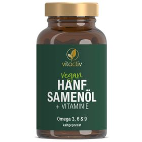 Vitactiv - HANFSAMENÖL Kapseln + Vitamin E