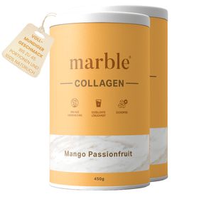 marble© Collagen – Mango Passionfruit | Kollagenpeptide mit natürlichem Aroma | Sparset