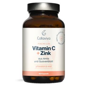 Vitamin C + zink  Kapseln 100& pflanzlich, 3-Monatspackung