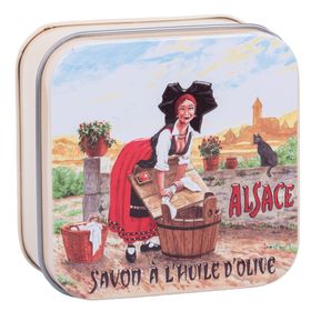 La Savonnerie de Nyons - Metallbox mit Seife - Wäscherin