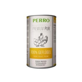 PERRO Premium Pur Geflügel - Nassfutter Hund adult