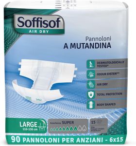 Soffisof Air Dry Windeln für Erwachsene Super