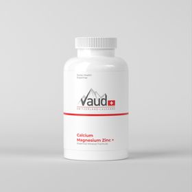 Vaud® Calcium Magnesium Zink Tabletten | Mineralstoff Komplex hochdosiert | 90 Tabletten