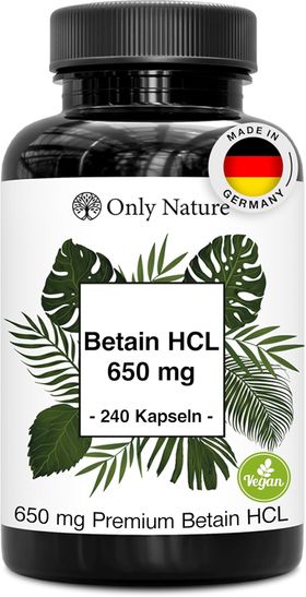 Only Nature Betain HCL 650 mg