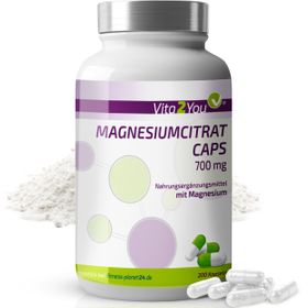 Vita2You Magnesiumcitrat Kapseln 700mg