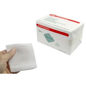Mullkompressen unsteril 8-fach 7,5 x 7,5 cm