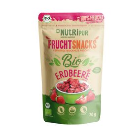 NutriPur gefriergetrocknete Früchte, Bio-Erdbeeren