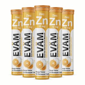 EVÄM Zink  - Vegan & Zuckerfrei - 5 Set