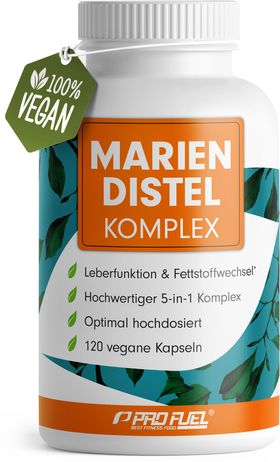 ProFuel - Mariendistel Komplex Kapseln hochdosiert 5-fach-Komplex - Kapseln