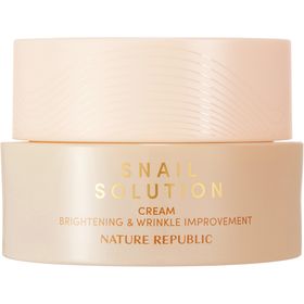 NATURE REPUBLIC Snail Solution Face Cream – Regenerierende Gesichtscreme mit Schneckenschleim