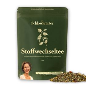 Schlosskräuter Stoffwechseltee mit Brennnessel | Stoffwechsel anregen Brennnesseltee 100% Natürlich
