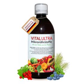 VITAL ULTRA Mikronährstoffkonzentrat aus Obst, Gemüse, pflanzlichen Ölen und Kräuterextrakten