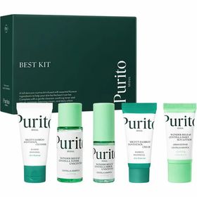 PURITO Seoul Best Kit – Reisegröße Set für Hydratation, Beruhigung & UV-Schutz