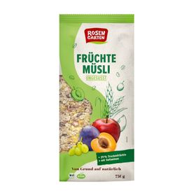 Rosengarten Müsli Früchte Bio