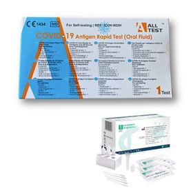 AllTest COVID-19-Antigen-Schnelltest (Mundflüssigkeit) | GRATIS parahealth Corona Tests