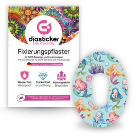 Diasticker® Dexcom G6 Fixiertapes "Lovely Mermaids"