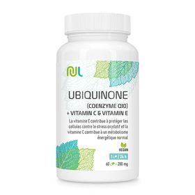NutriLife Ubiquinon (Co-Enzyme Q10) + Vitamin C + Vitamin E - vegan