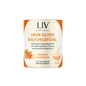 LIV Darm Komplex | mit echten Fruchtpulvern, Bakterienkulturen und Ashwagandha KSM-66®