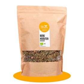 teeverliebt - Bergkräuter Bio loser Kräutertee Großpackung I Würzige Kräuter