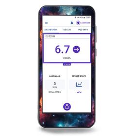 Diasticker® Omnipod 5 Sticker "Space"