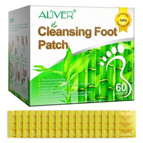 ALIVER Fußpflaster Detox mit Bambusessig und Ingwer Extrakt