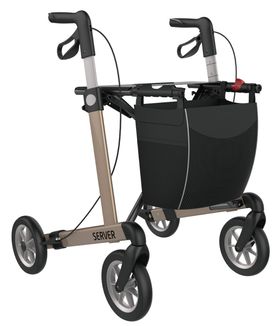 Rehasense Server L Komfort Softrad Rollator champagner