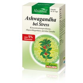 Alsiroyal Ashwagandha bei Stress DP 60 Kapseln