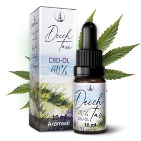 Deichtau CBD Öl 40% - Vollspektrum Hanföl - CBD-Tropfen – Echtes Cannabisöl - Deutsche Marke