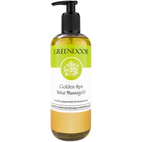 Massageöl Golden SPA Großpackung, vegan, natürlich entspannendes Wellness Massage Öl