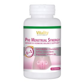 Vitality Nutritionals Pre Menstrual Synergy 60 Capsules