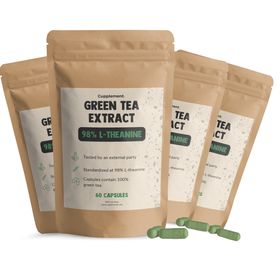 Cupplement® - Grüner Tee Extrakt Kapseln 500 mg (L-Theanin) Multipack