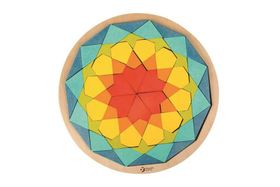 ToyToyToy, Puzzle Mandala Blocks, Ã˜ 22cm, 66 Teile, 3727