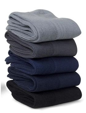 Vital Comfort 5 Paar Wohlfühlsocken unisex, atmungsaktiv, hautverträglich u. Spitze gekettelt