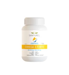Santurel Omega 3 Forte – 500 EPA & 250 DHA pro Kapsel mit Vitamin E