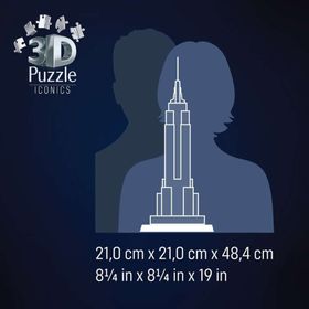 3D Puzzle Iconics: Empire State Building - Mit Licht (216)