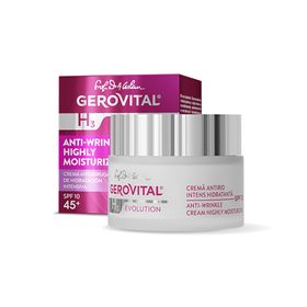 Gerovital Anti-Falten Creme LSF 10 – intensive Feuchtigkeit, Schutz & jugendliches Hautbild, 50 ml