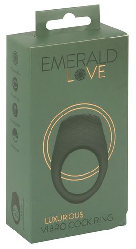 Emerald Love - Luxurious Vibrating Cock Ring
